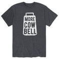 thumbnail image 1 of Instant Message - More Cow Bell - Men's Short Sleeve Graphic T-Shirt, 1 of 5