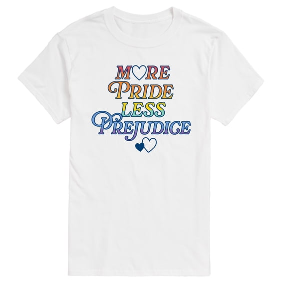 Instant Message - More Pride Less Prejudice - Men's Short Sleeve Graphic T-shirt