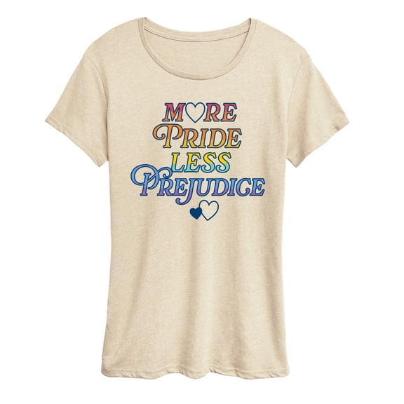 Instant Message - More Pride Less Prejudice Short Sleeve Graphic T-Shirt
