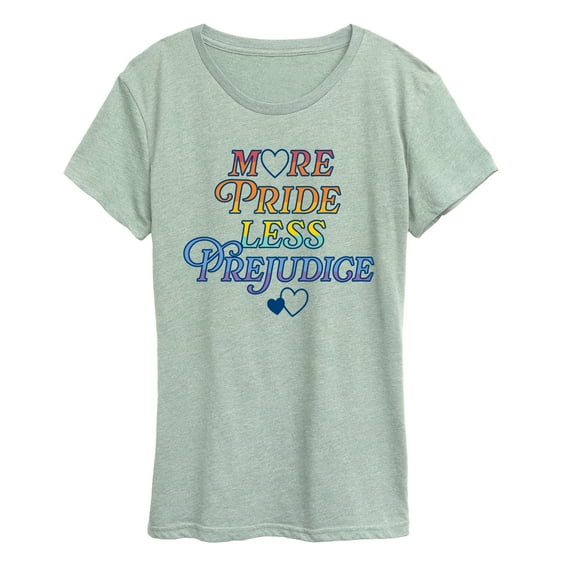 Instant Message - More Pride Less Prejudice - Women's Short Sleeve Graphic T-shirt