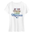 thumbnail image 1 of Instant Message - More Pride Less Prejudice - Women's Short Sleeve Graphic T-shirt, 1 of 5