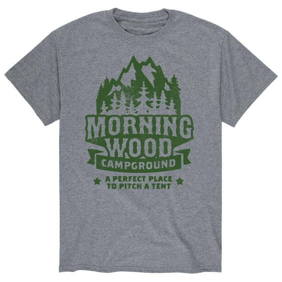 Instant Message - Morning Wood - Men's Short Sleeve Graphic T-Shirt