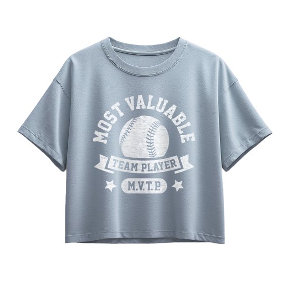 Instant Message - Most Valuable Team Player Light - Youth Girls Boxy T-Shirt