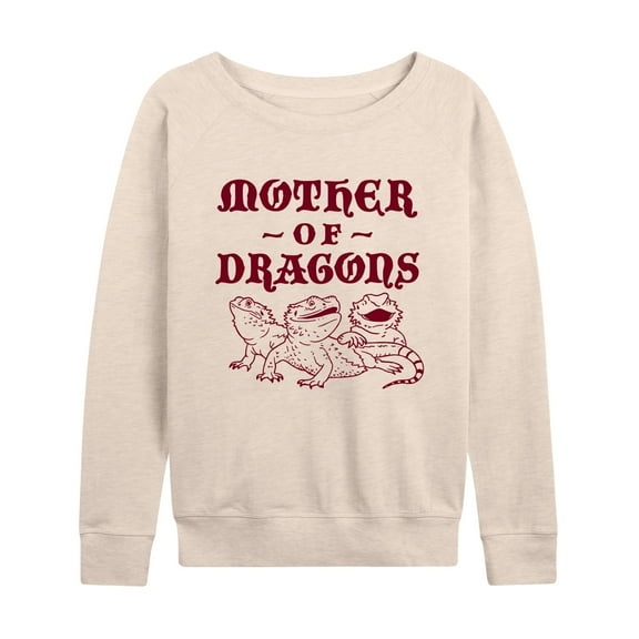 Instant Message - Mother Of Dragons - Women's Lightweight French Terry Long Sleeve Shirt