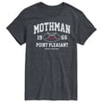 thumbnail image 1 of Instant Message - Mothman Collegiate Short Sleeve Graphic T-Shirt, 1 of 5
