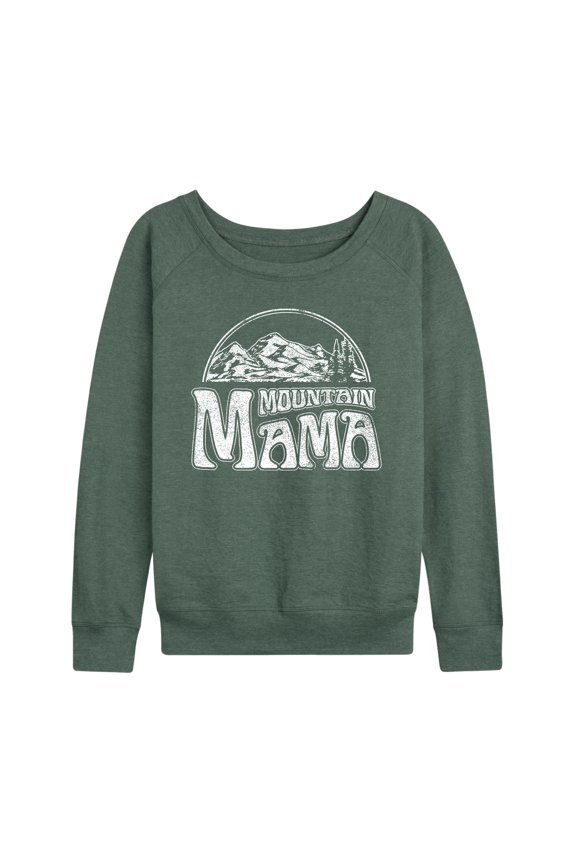 - Mountain Mama - Women's French Terry Long Sleeve Pullover