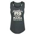 thumbnail image 1 of Instant Message - Mountain Mama - Women's Racerback Tank Top, 1 of 5