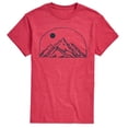 thumbnail image 1 of Instant Message - Mountain Sketch Short Sleeve Graphic T-Shirt, 1 of 5