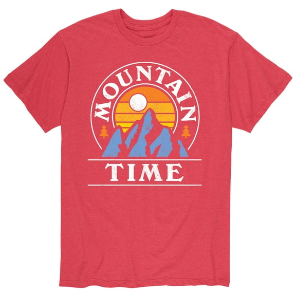 Instant Message - Mountain Time - Men's Short Sleeve Graphic T-Shirt