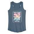 thumbnail image 1 of Instant Message - Move At Your Own Pace - Women's Racerback Tank Top, 1 of 6