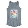 thumbnail image 1 of Instant Message - Move At Your Own Pace - Women's Racerback Tank Top, 1 of 6