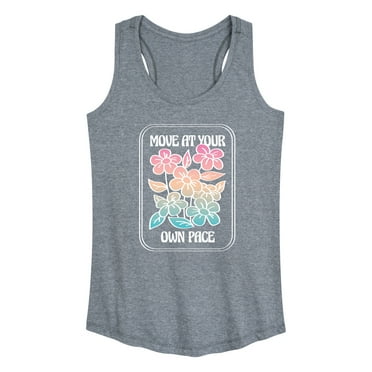 Instant Message - Move At Your Own Pace - Women's Racerback Tank Top