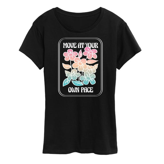 Instant Message - Move At Your Own Pace - Women's Short Sleeve Graphic T-Shirt