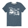 thumbnail image 1 of Instant Message - Mt Rushmore We Will Rock You - Toddler Short Sleeve Tee, 1 of 4