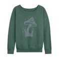 thumbnail image 1 of Instant Message - Mushroom Celestial - Women's Lightweight French Terry Long Sleeve Shirt, 1 of 6