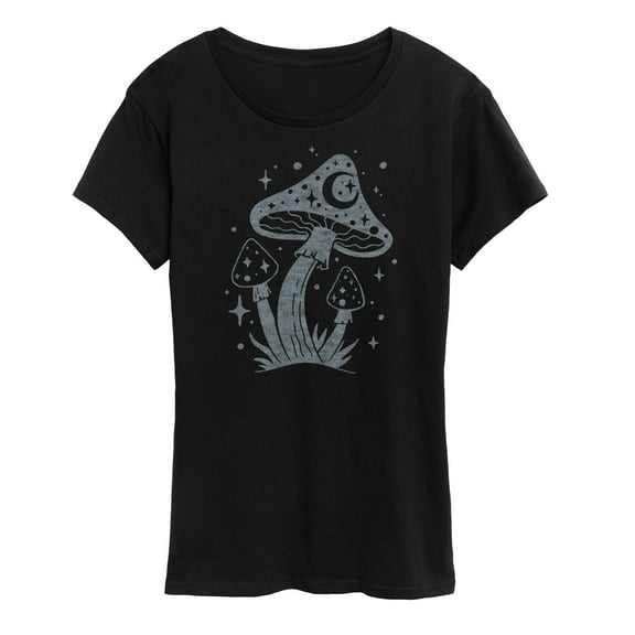 Instant Message - Mushroom Celestial - Women's Short Sleeve Graphic T-Shirt