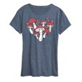 thumbnail image 1 of Instant Message - Mushroom Heart - Women's Short Sleeve Graphic T-Shirt, 1 of 6