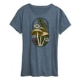 thumbnail image 1 of Instant Message - Mushrooms And Flowers - Women's Short Sleeve Graphic T-Shirt, 1 of 6
