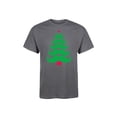 thumbnail image 1 of Instant Message - Mustache Christmas Tree - Men's Short Sleeve Graphic T-Shirt, 1 of 5