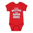 thumbnail image 1 of Instant Message - My Big Brother Superhero - Infant Baby One Piece, 1 of 5
