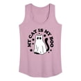 thumbnail image 1 of Instant Message - My Cat Is My Boo - Women's Racerback Tank Top, 1 of 5