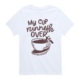 thumbnail image 1 of Instant Message - My Cup Runneth Over Short Sleeve Graphic T-Shirt, 1 of 6