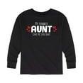 thumbnail image 1 of Instant Message - My Favorite Aunt Gave Me This Shirt - Toddler And Youth Long Sleeve Graphic T-Shirt, 1 of 6