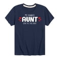 thumbnail image 1 of Instant Message - My Favorite Aunt Gave Me This Shirt - Toddler And Youth Short Sleeve Graphic T-Shirt, 1 of 5