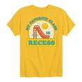 thumbnail image 1 of Instant Message - My Favorite Class Is Recess - Toddler & Youth Short Sleeve Graphic T-Shirt, 1 of 6