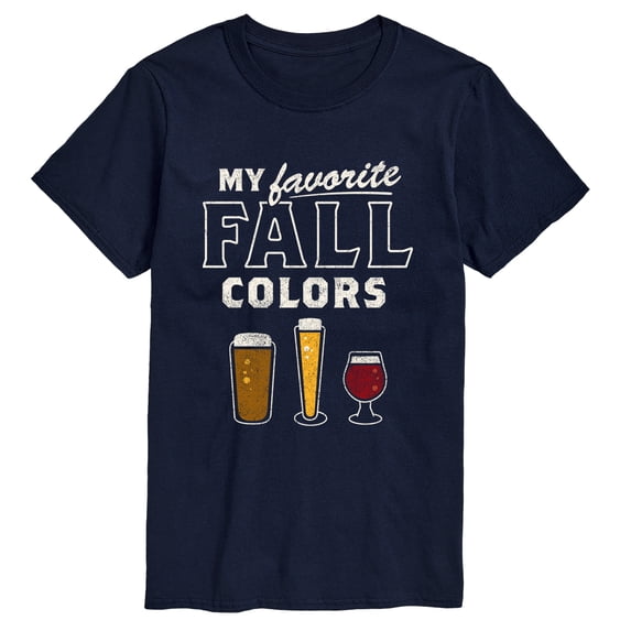 Instant Message - My Favorite Fall Colors Beer Men's Short Sleeve Graphic T-Shirt