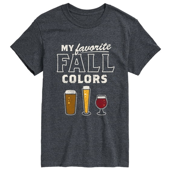 Instant Message - My Favorite Fall Colors Beer Men's Short Sleeve Graphic T-Shirt