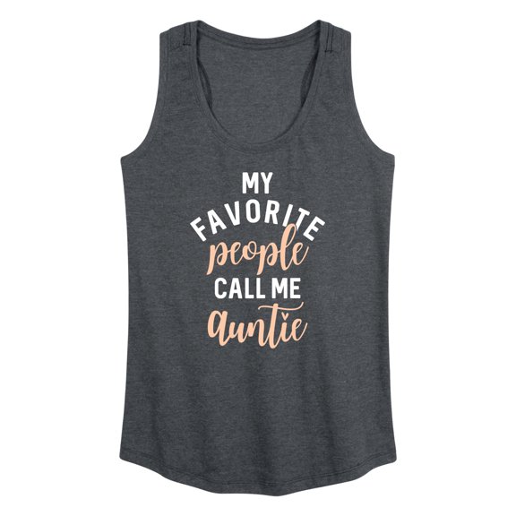 Instant Message - My Favorite People Call Me Auntie - Women's Racerback Tank Top