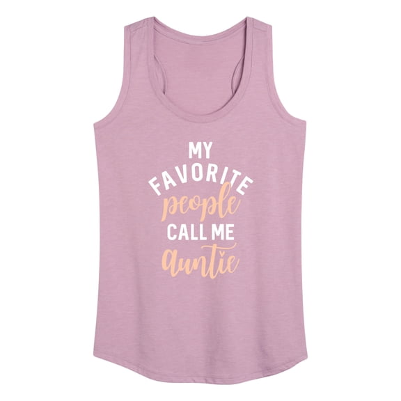Instant Message - My Favorite People Call Me Auntie - Women's Racerback Tank Top