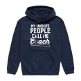 thumbnail image 1 of Instant Message - My Favorite People Call Me Coach - Men's Pullover Hooded Fleece Sweatshirt, 1 of 5