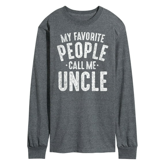 Instant Message - My Favorite People Call Me Uncle - Men's Long Sleeve T-Shirt