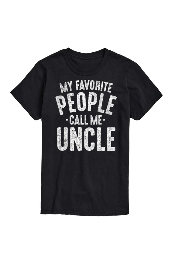 - My Favorite People Call Me Uncle - Men's Short Sleeve Graphic T-Shirt