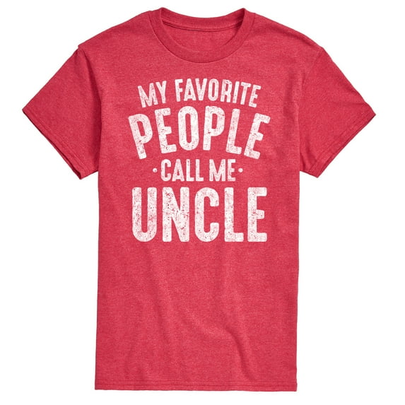 Instant Message - My Favorite People Call Me Uncle - Men's Short Sleeve Graphic T-Shirt