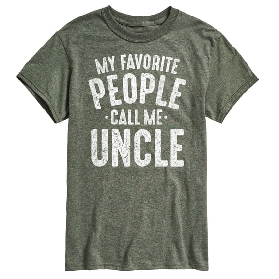 Instant Message - My Favorite People Call Me Uncle - Men's Short Sleeve Graphic T-Shirt