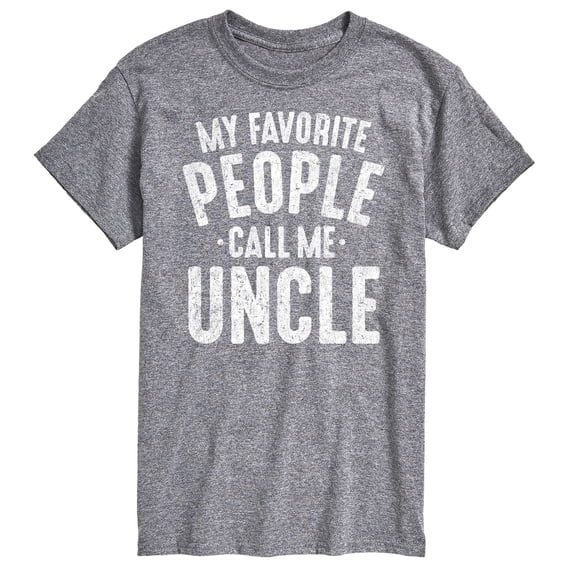 Instant Message - My Favorite People Call Me Uncle Short Sleeve Graphic T-Shirt