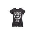 thumbnail image 1 of Instant Message - My Favorite People Gigi - Women's Short Sleeve Graphic T-shirt, 1 of 5