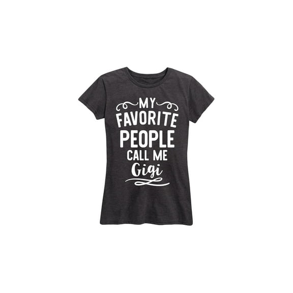 Instant Message - My Favorite People Gigi - Women's Short Sleeve Graphic T-shirt