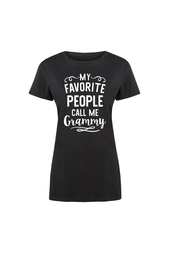 - My Favorite People Grammy - Women's Short Sleeve Graphic T-Shirt