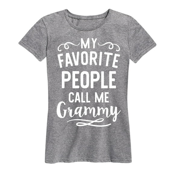 Instant Message - My Favorite People Grammy - Women's Short Sleeve Graphic T-shirt