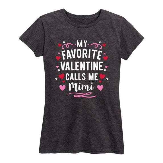Instant Message - My Favorite People Mimi - Valentine's Day Women's Short Sleeve Graphic T-Shirt
