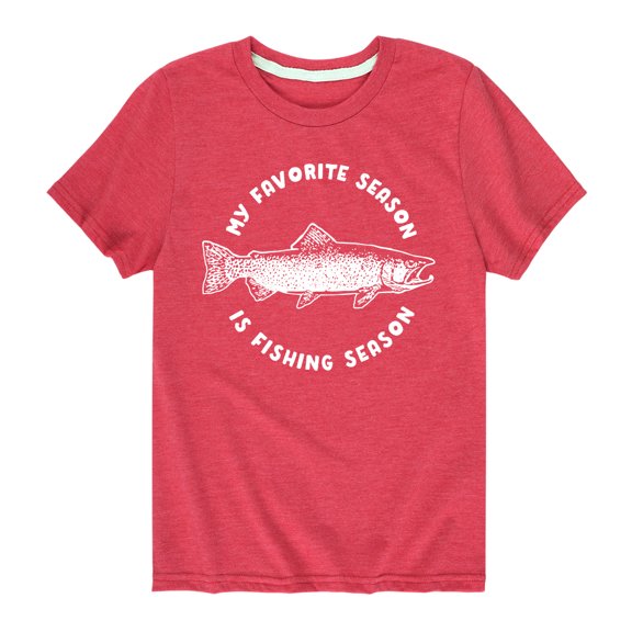Instant Message - My Favorite Season Is Fishing Season - Toddler Short Sleeve Tee