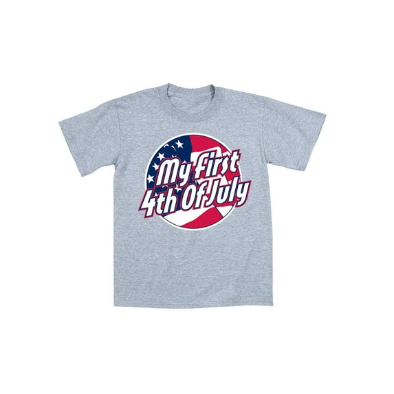 Instant Message - My First 4th of July-TODDLER SHORT SLEEVE TEE-2T