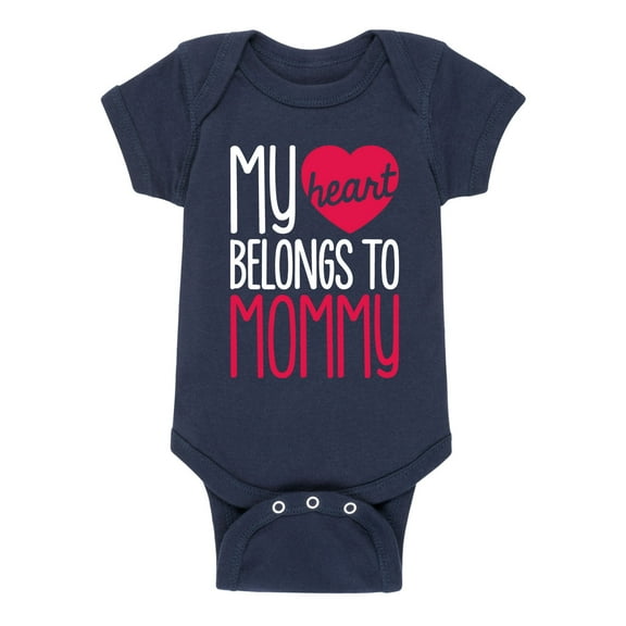 Instant Message - My Heart Belongs To Mommy - Infant Baby One Piece