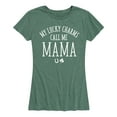 thumbnail image 1 of Instant Message - My Lucky Charms Call Me Mama - Women's Short Sleeve Graphic T-Shirt, 1 of 5