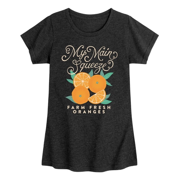 Instant Message - My Main Squeeze - Youth Girls Fitted Short Sleeve T-Shirt