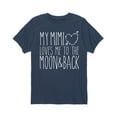 thumbnail image 1 of Instant Message - My Mimi Loves Me Moon Back  Grandparent Shirts - Youth  Short Sleeve Tee, 1 of 5